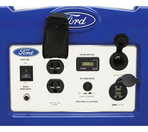Generador Electrico Ford Pot Max. 3050w/ 11h/ Gasolina/ 4 T