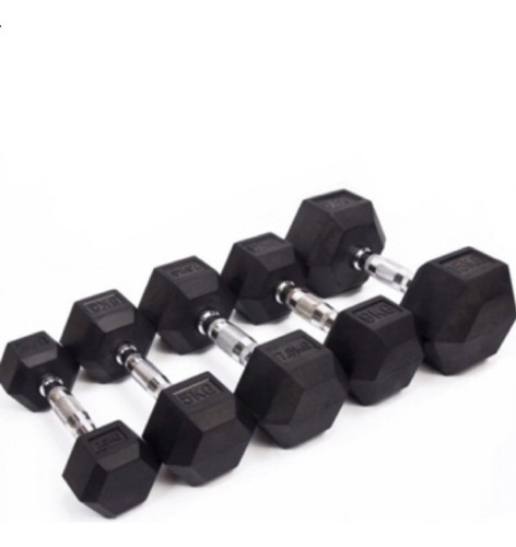 Mancuerna Hexagonal Fija 25 Kg-pesa Pesas-dumbell X 1 Pieza 