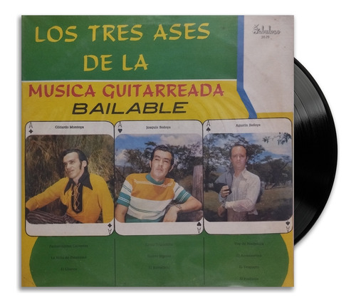 Los Tres Ases De La Musica Guitarreada Bailable - Lp