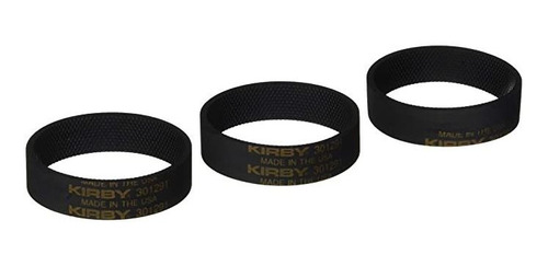 Kirby Fba_301291 3 Acanalado Aspiradora Belts, Negro