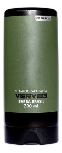 Shampoo Para Barba 200 Ml Verveg - Vegano - Barba Brasil
