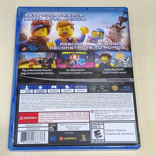 Lego The Movie 2 Ps4 / Longaniza Games (Reacondicionado)