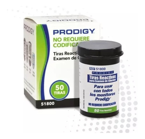 Tiras Reactivas  Prodigy 50 Unidades 