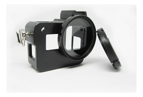 Carcasa De Aleación De Aluminio Para Gopro Hear 5/6/7 Fondo