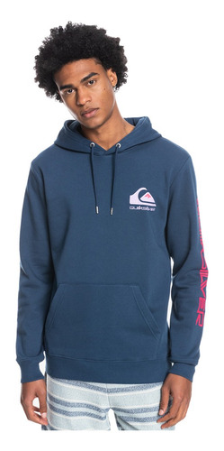 Polerón Quiksilver Omni Logo Hombre Insignia Blue