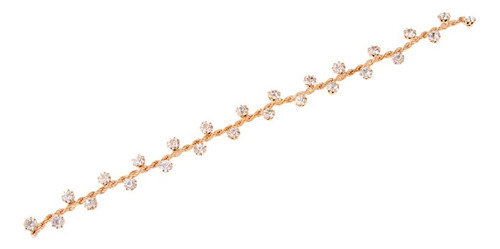 Cadena De Tobilleras Cadena De Pulseras Simples Dorado