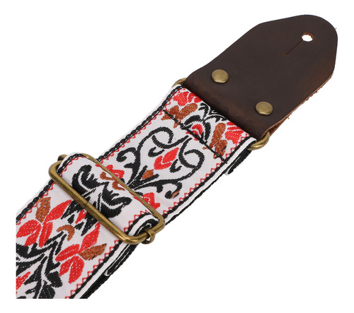 Correa De Guitarra Bordada Engrosada Y Ensanchada