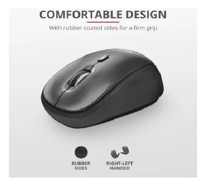 Mouse Trust Ivy Cobertura Inalámbrica 8m Ergonomico