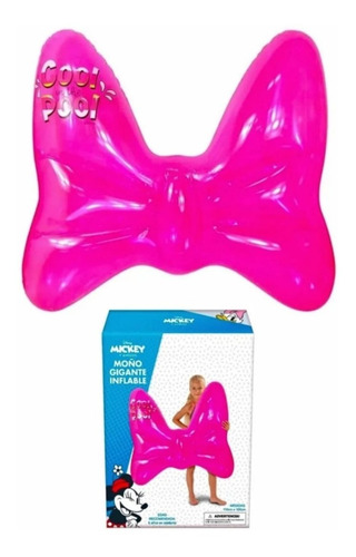Inflable Para Alberca De Moño Minnie Mouse Salvavidas Disney