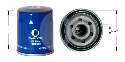 Filtro Aceite Cardoc Mazda 323, 929, Miata, Mpv, Mx3, Mx6