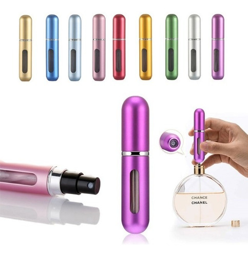Imagen 2 de 4 de Atomizador De Perfume Recargable 5ml Portátil