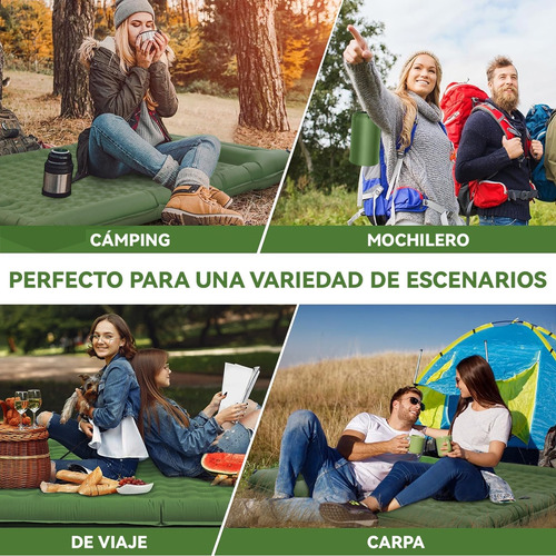 Colchón De Aire Doble Para Acampar