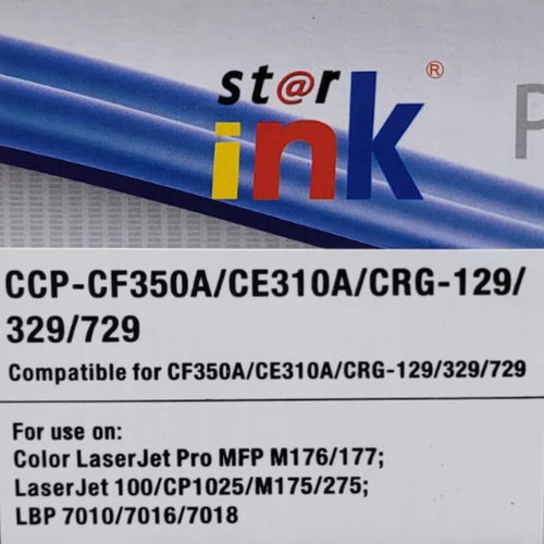 4 Tóner Ce310a/cf350a Compatible H P Mfp M176 177 Cp1025