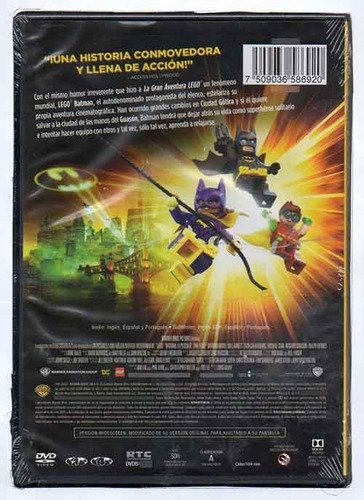 Lego Batman La Película Dvd | MercadoLibre