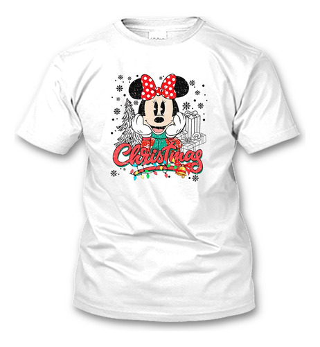 Playera Navidad Minnie Mouse Disney Christmas