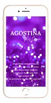 Comprar Invitación Digital 15 Años Boda Y Más. Tarjeta Interactiva