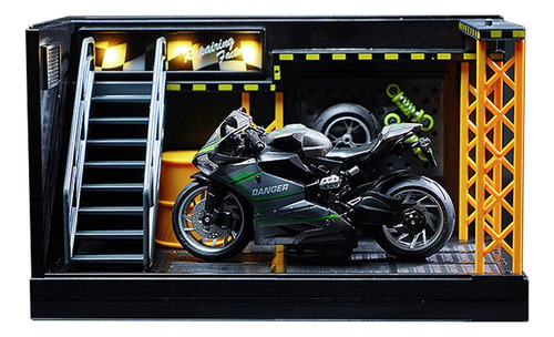 Caja Expositora Garaje Para Exponer Motos 1/18 Y Coches  [u]