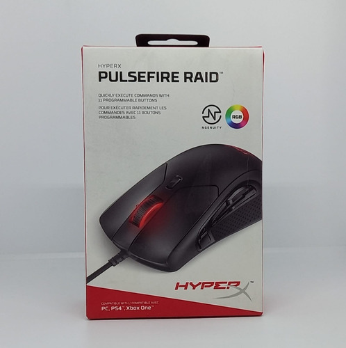 Mouse De Juego Hyperx  Pulsefire Raid Negro (openbox)