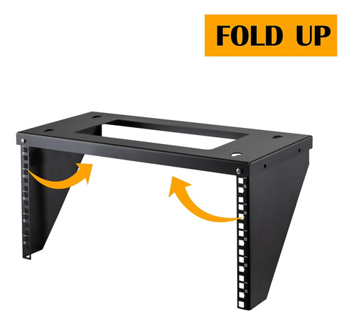 Soporte De Red Riveco 5u Para Montaje En Pared Vertical F...