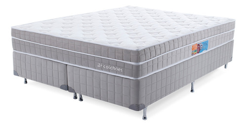 Cama Box com Colchão Queen Premium Molas Ensacadas com Espuma D33 Astronasa 158x198cm BF Colchões