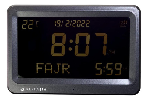 Al-fajia Reloj De Pared Y Escritorio Islámico Automático Dig