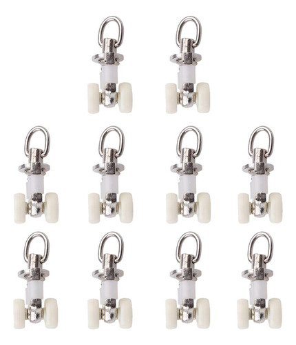 200 Piece Alloy Curtain Track Glider Rail Slide Wheels
