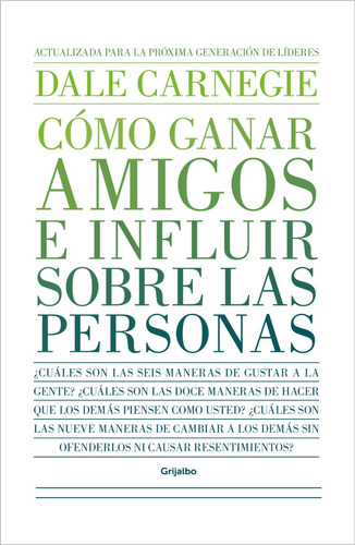 Libro Cóm0 Ganar Amigos E Influir Sobre Las Personas