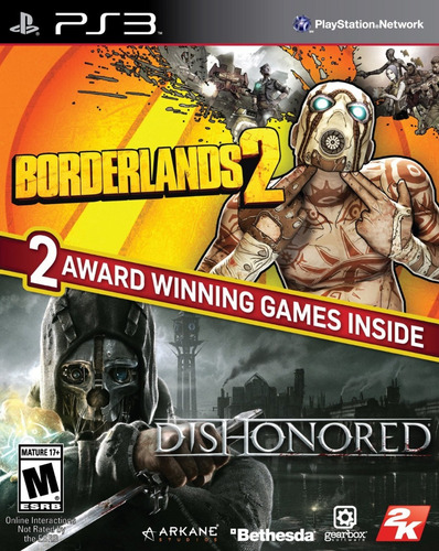 Borderlands 2 & Dishonored Bundle Ps3