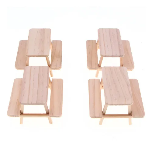 Para Modelo De Banco De Escritorio 1:12, Taburete De Mesa