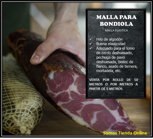 Malla Elástica Para Piezas Grandes Jamón Pollo Carne