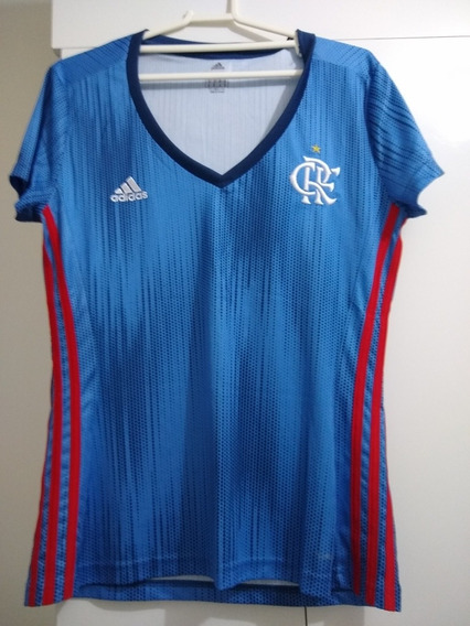 blusa do flamengo azul feminina