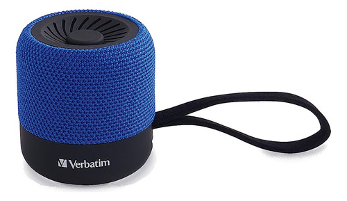 Mini Bocina Inalambrica Verbatim 70229 Bluetooth Color Azul