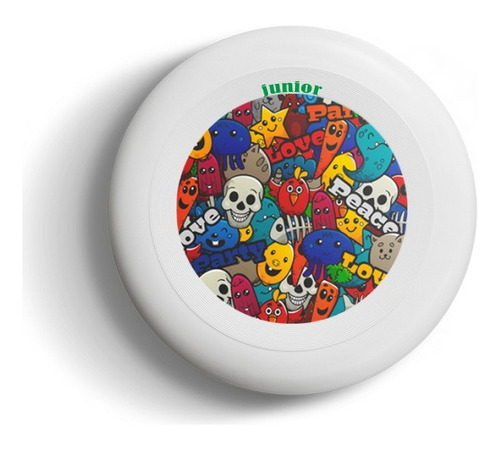 Frisbee Junior Modelo Peace Love 23cm Dynamic Juego Disco