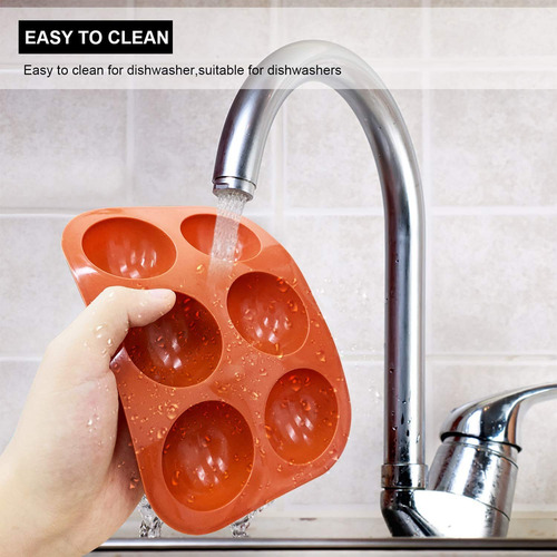 Molde Silicona Semiesfera 6 Cavidades Para Hornear