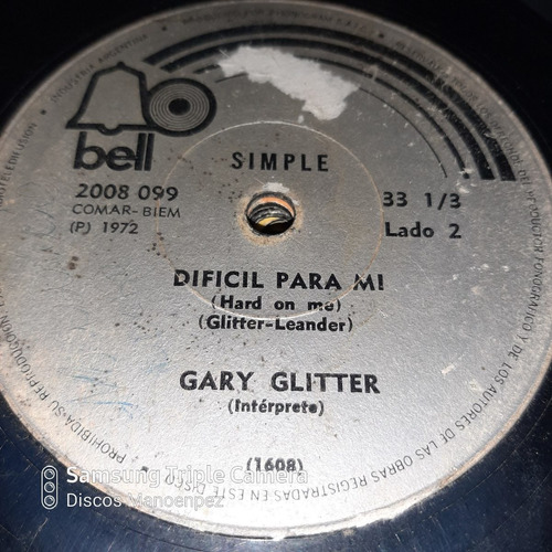 Simple Gary Glitter Bell C16