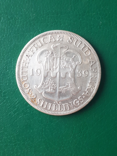 Sud África 1939 2 Schilling Plata Estado Muy Bueno 