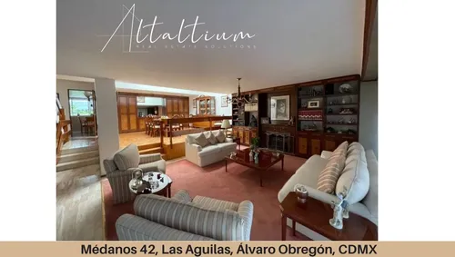 Casa En Venta Medanos 42, Las Aguilas, Álvaro Obregón, Cdmx. Vg5-za