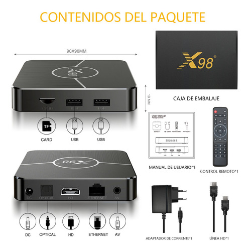 Smart Tv Player 4k Android 11 5g Dual Wifi De 4gb+64gb