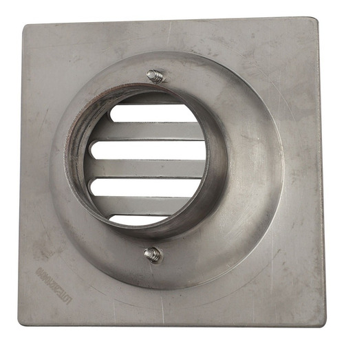 Imagen 4 de 4 de Rejilla Para Desagüe Cuadrada 10cm Acero Inoxidable Gloa