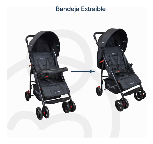 Coche Travel System Summer Negro