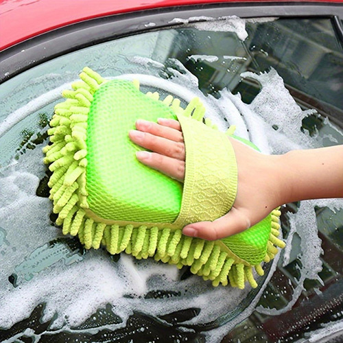 Lavado De Autos De Esponja Vehículo Lavado Guantes De