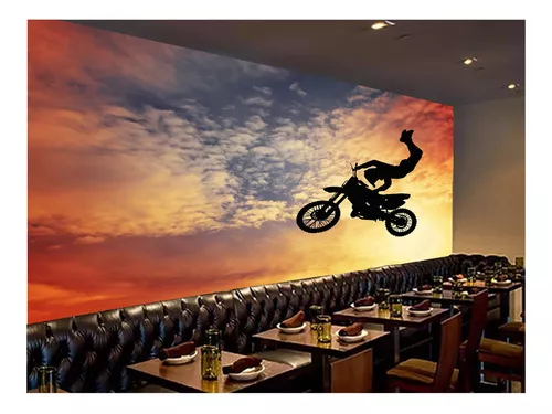 Papel De Parede 3D Moto Cross Trilha Terra Mx 3,5M Bkm23 - Você Decora -  Papel de Parede - Magazine Luiza