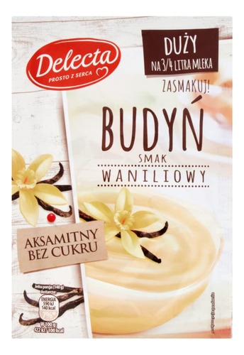 Pudín Vainilla Delecta 64g (5-pack)