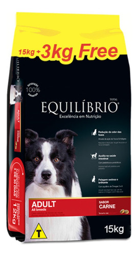 Alimento Perro Equilibrio Adulto Carne 18kg + Regalos!!