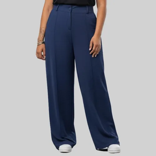 Calça Duna Plus Size Modelo Alfaiataria Moda Feminina Casual
