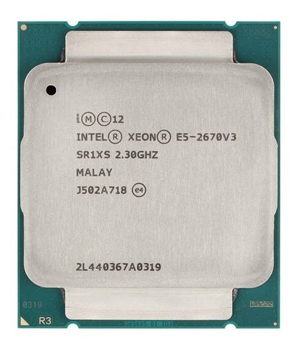 Processador Cpu Intel E5-2670 V3 Sr1xs 2.3ghz 12 Core 2011 #