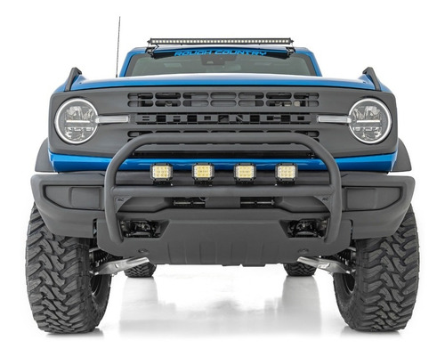 Imagen 3 de 10 de Barra Led 40 C/base De Techo Rough Country Ford Bronco 2022+