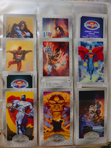 Colección 90 Tarjetas Superman Man Of The Steel 1994 Skybox 