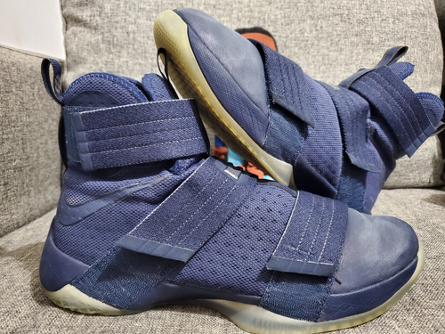 Tenis Nike Lebron Soldier X Navy 29cm Originales Usados Poco