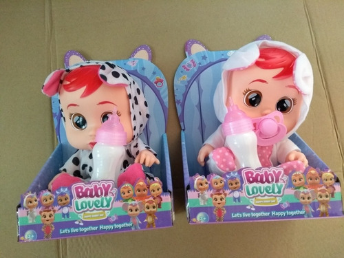 Imagen 2 de 4 de Cry Babies Bebé Llorón Con Sonido Y Articulado Con Accesorio